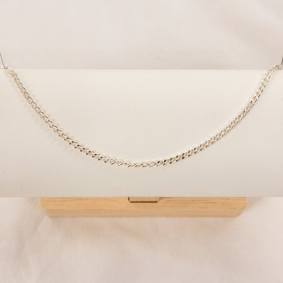 Milor Jewelry - VTG 925 Sterling Silver Bracelet 7in Curb Chain 3mm Milor Italy 3.2g